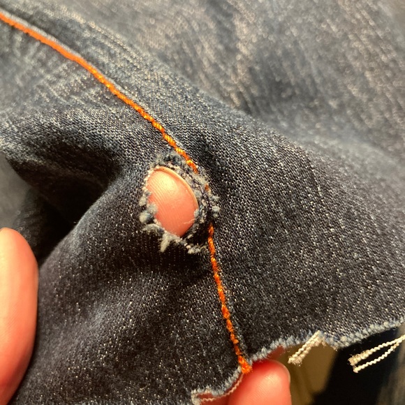 Ecko Red Raw Hem Jeans Junior’s Size 11-FLAWS - Picture 12 of 13